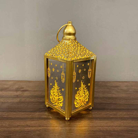 Luminária LED com Cordão de Luzes Decorativo para Eid Mubarak e Ramadã