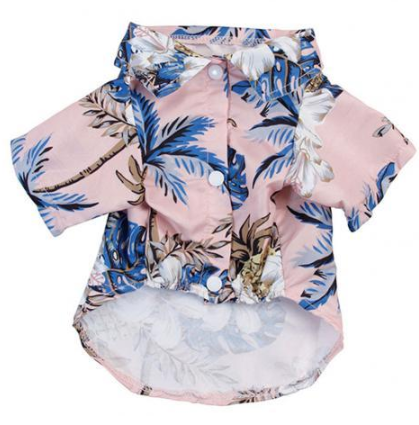 Roupa de Verão Havaiana para Cães - Estampas Coloridas