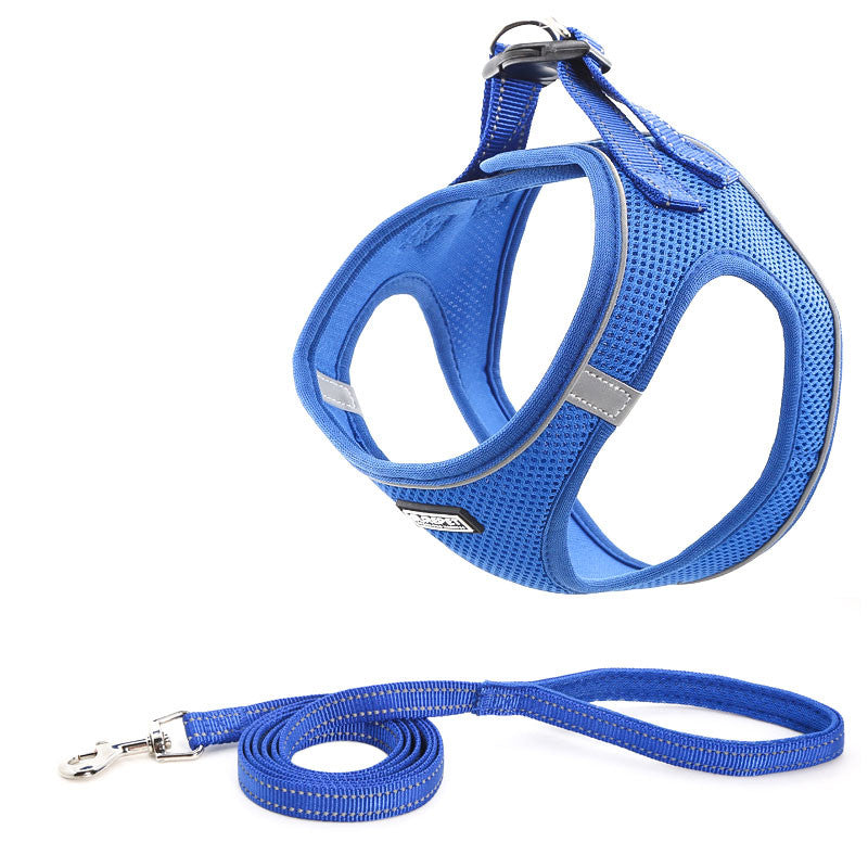 Conjunto de Peitoral e Guia de Tração para Cães