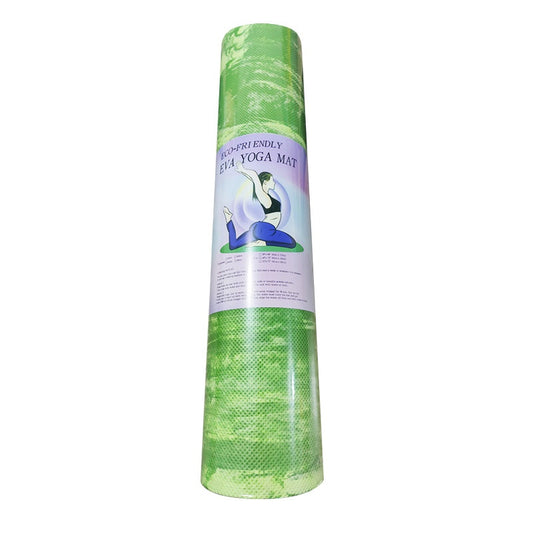 Tapete de Yoga em EVA Camuflado Monocromático com Relevo de 3 a 10 mm, para Fitness e Esportes, Antiderrapante e Resistente à Umidade