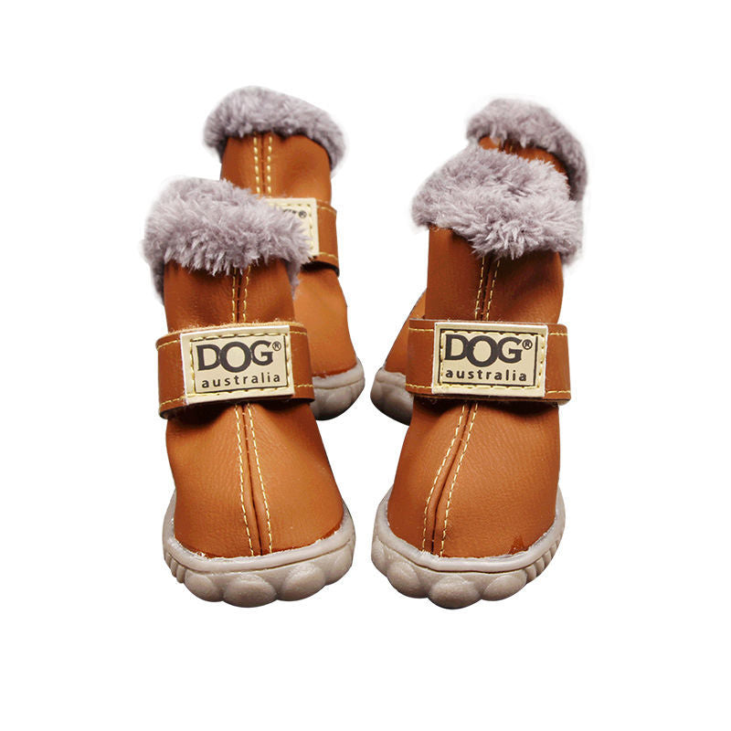 Botas de Neve Grossas e Quentinhas para Cães - Outono e Inverno