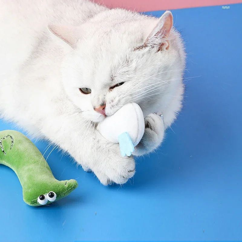 Almofada de Catnip em Formato de Dedo para Gatos e Filhotes - Dentição