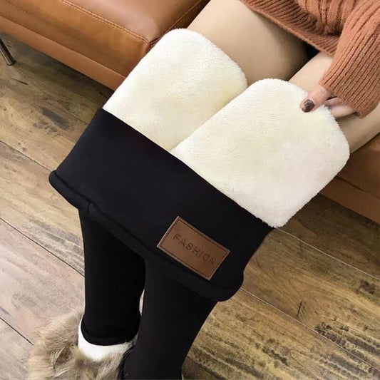 Legging de Cashmere de Cintura Alta Feminina - Inverno