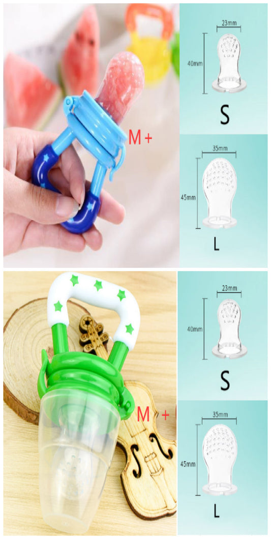Chupeta de Silicone para Bebê, Encapsulada, Auxilia na Alimentação Complementar