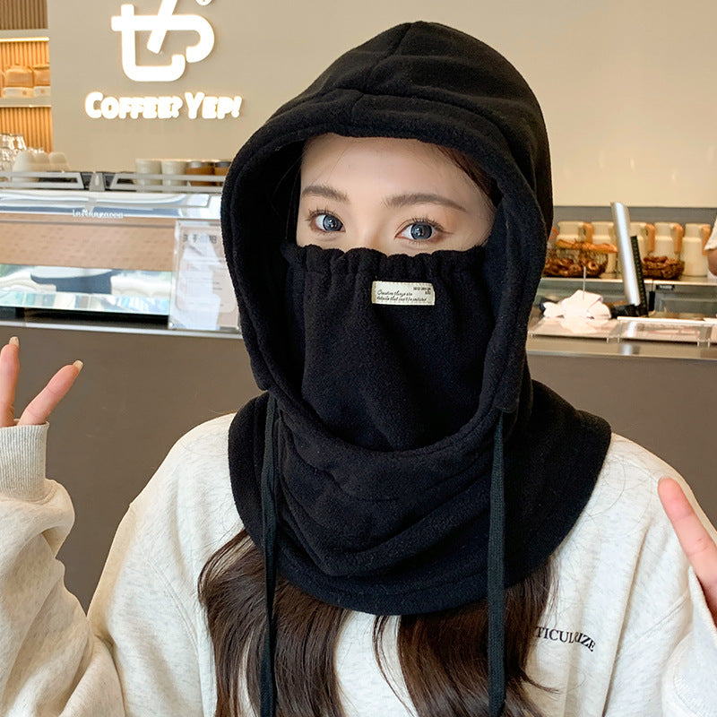 Gorro à Prova de Vento Grosso e Quentinho para Ciclismo Feminino - Inverno