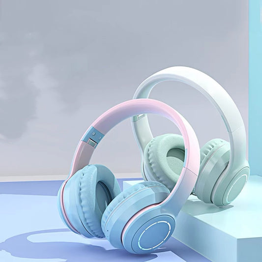 Fone Bluetooth Dobrável com Degradê