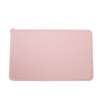 Tapete Individual de Silicone Plus Size Formato Patinha para Tigelas de Pets