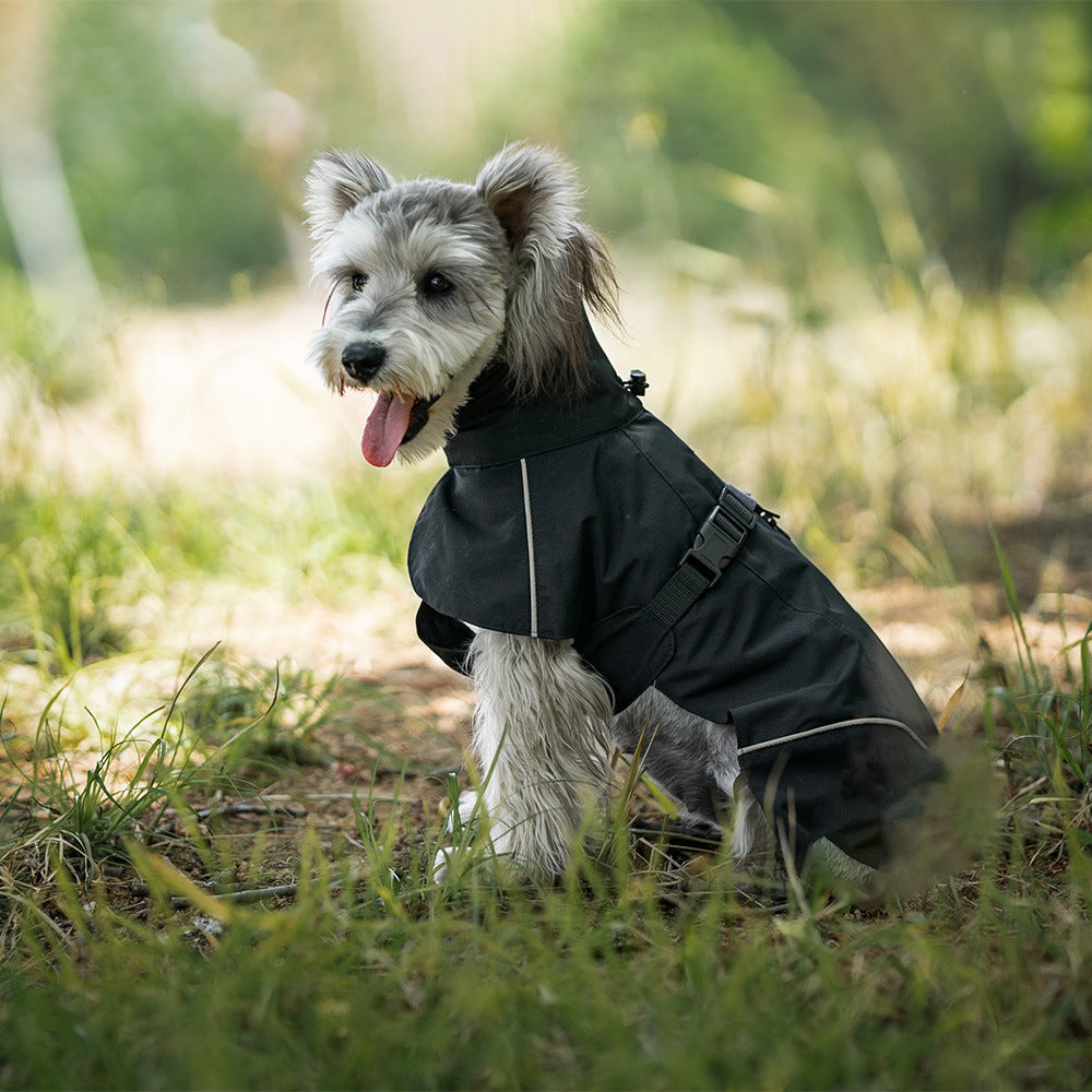 Capa de Chuva Universal Impermeável para Cães Pequenos e Médios