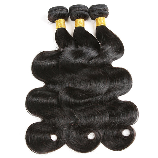 Mega Hair Ondulado de Cabelo Humano em Mechas