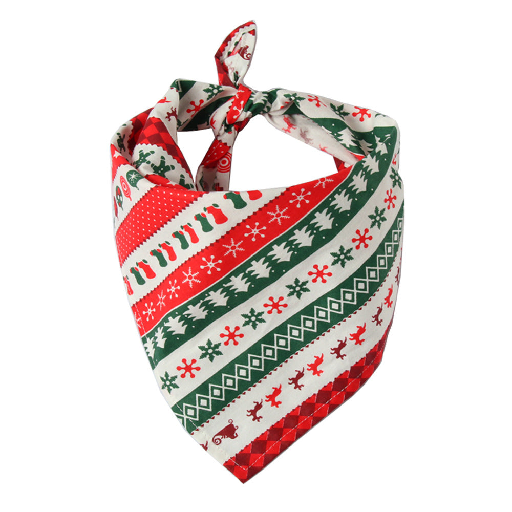 Bandana Triangular de Algodão para Cães e Babador para Gatos