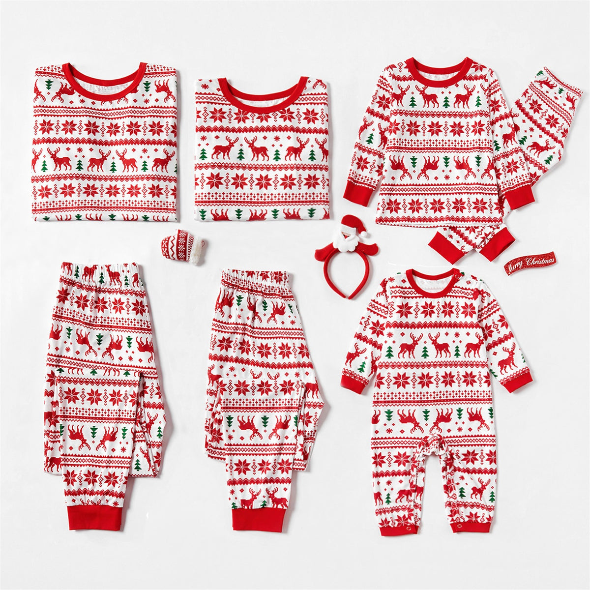 Pijama de Natal Estampado Casual
