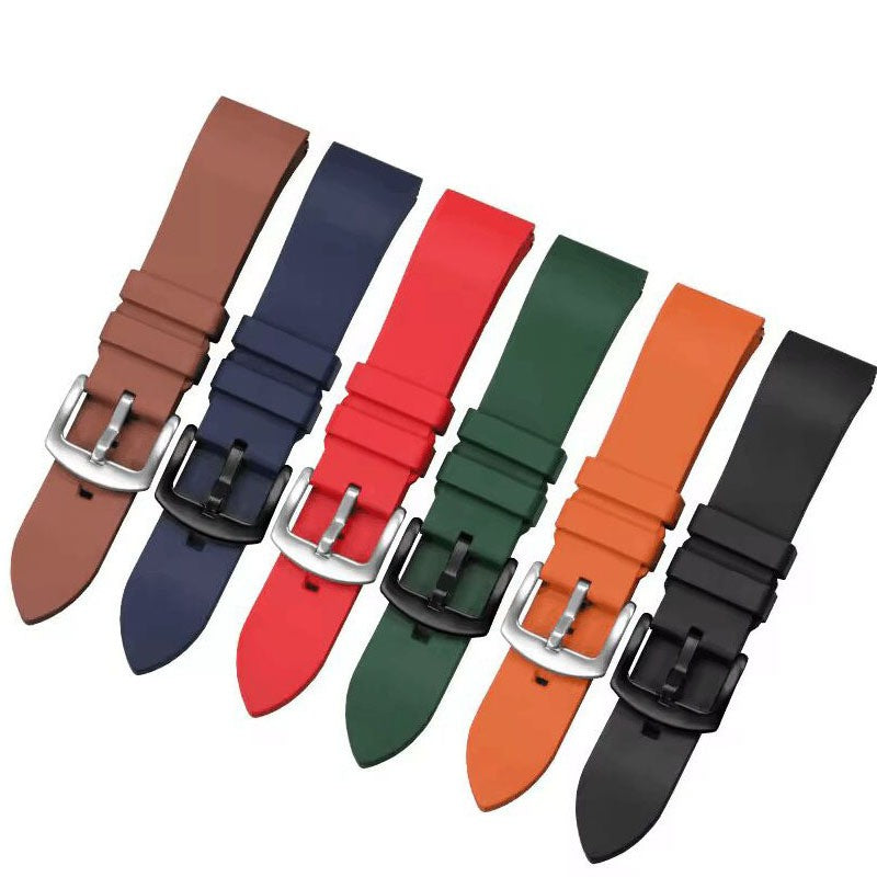 Pulseira de Borracha para Relógio Inteligente de 20, 22 e 24 mm, Liberação Rápida
