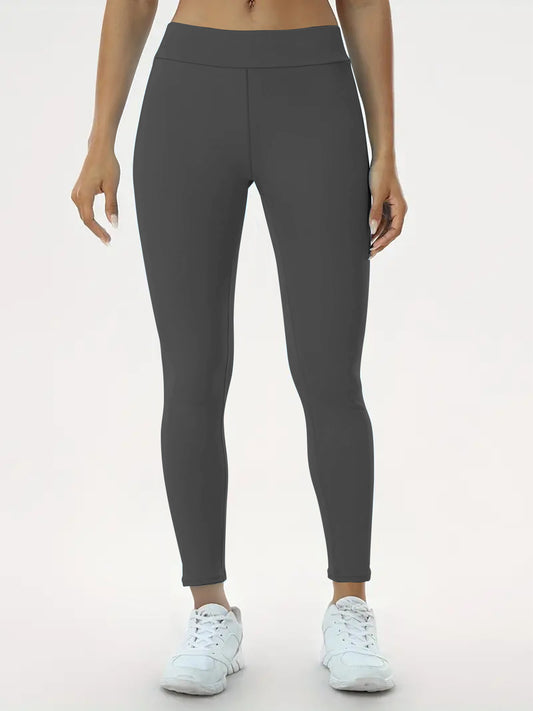 Calça Feminina de Yoga de Cintura Alta, Muito Elástica, Justa para Fitness