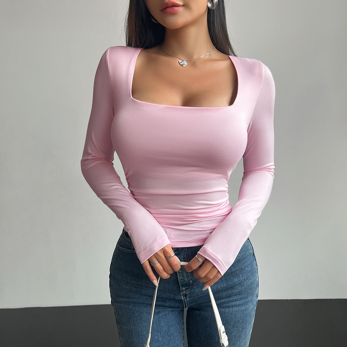 Blusa Justa Casual da Moda Feminina