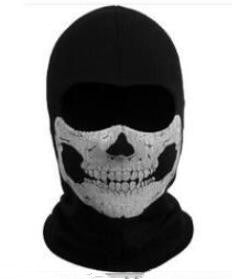 Capuz de Caveira de Halloween