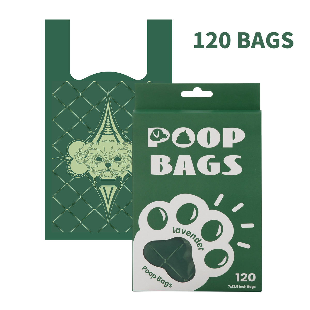 Sacolas Biodegradáveis com Alça para Dejetos de Cães e Gatos