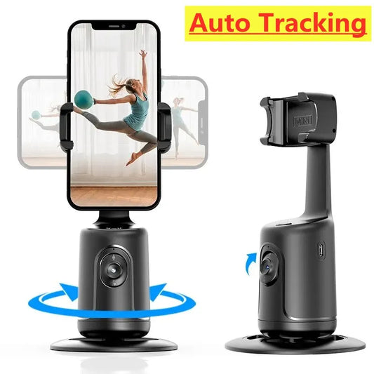 Gimbal Inteligente 360° com IA e Rastreamento Facial Automático para Smartphone, Estabilizador e Tripé para Vlog e Transmissões ao Vivo