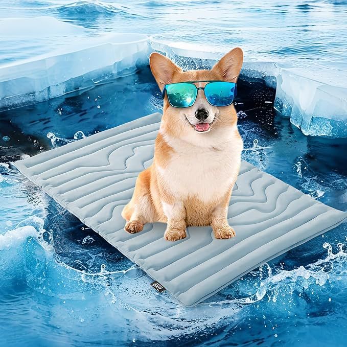 Tapete Refrescante de Gelo para Cães e Gatos - Verão