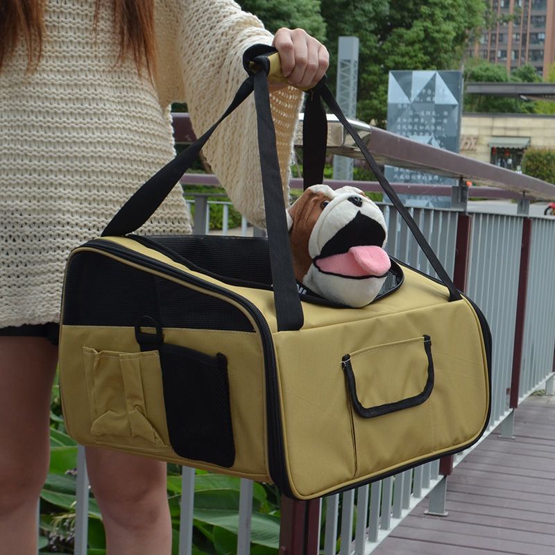 Mochila Portátil para Transporte de Gatos e Cães