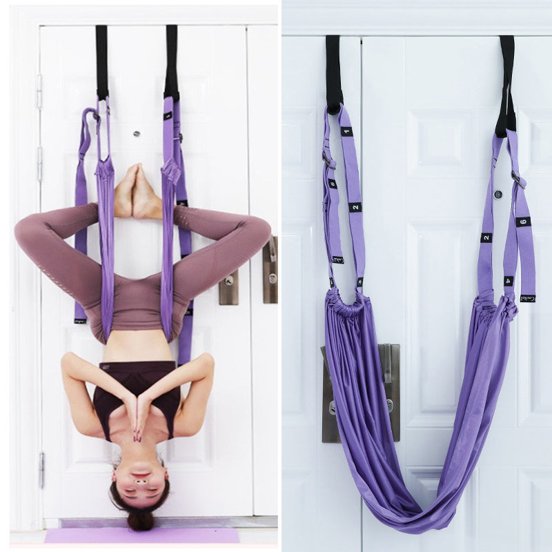 Faixa de Yoga para Alongamento de Quadril, Corda de Inversão e Alongamento, Treino para Abertura de Pernas e Cintura