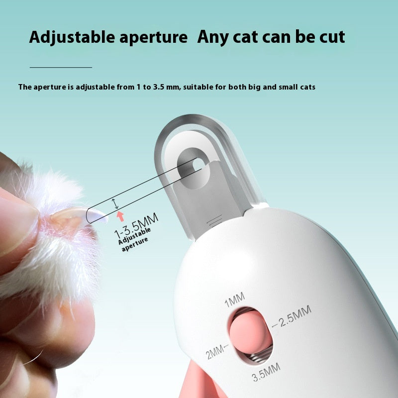 Tesoura de Unhas com Sistema de Pressão para Gatos