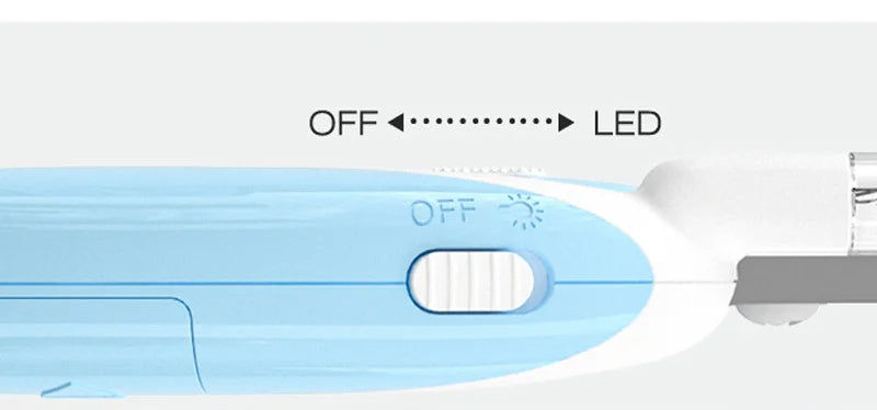 Cortador e Lixa Elétrica de Unhas com Luz LED para Pets
