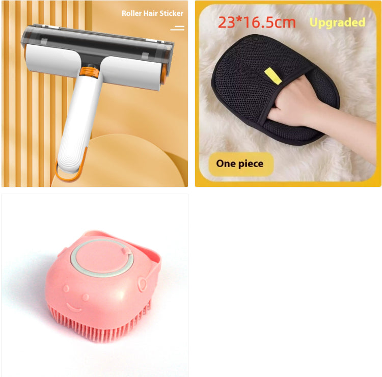 Luva Removedora de Pelos para Cães, Gatos e Coelhos - Pelos Curtos e Longos