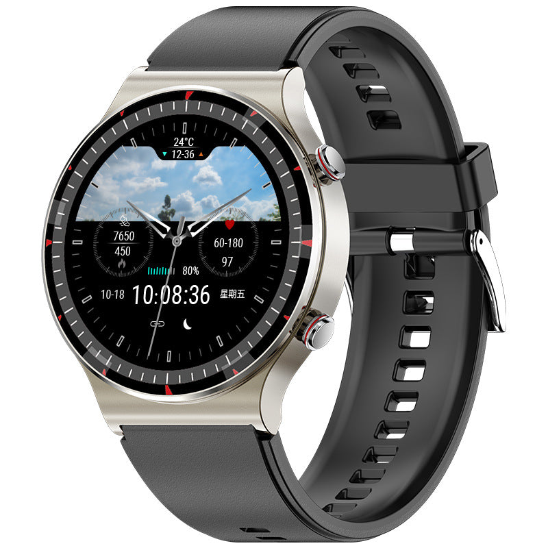 Smartwatch com Monitoramento de ECG, Frequência Cardíaca, Pressão Arterial, Oxigênio no Sangue, Temperatura Corporal e HRV