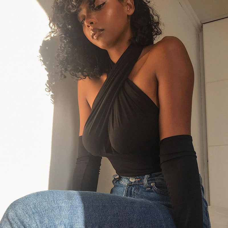Regata Multiuso Frente Única Sem Costas Lisa Feminina