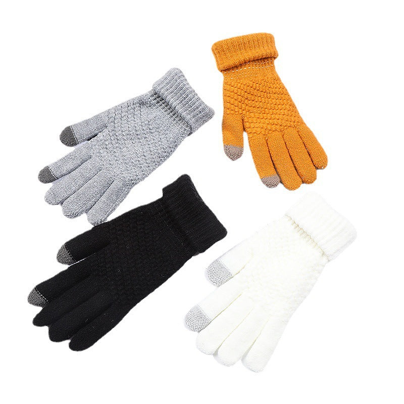 Luvas de Ciclismo com Fleece e Tela Touch Unissex - Quentinhas