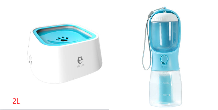 Copo de Água 3 em 1 para Pets com Saco de Lixo - Portátil