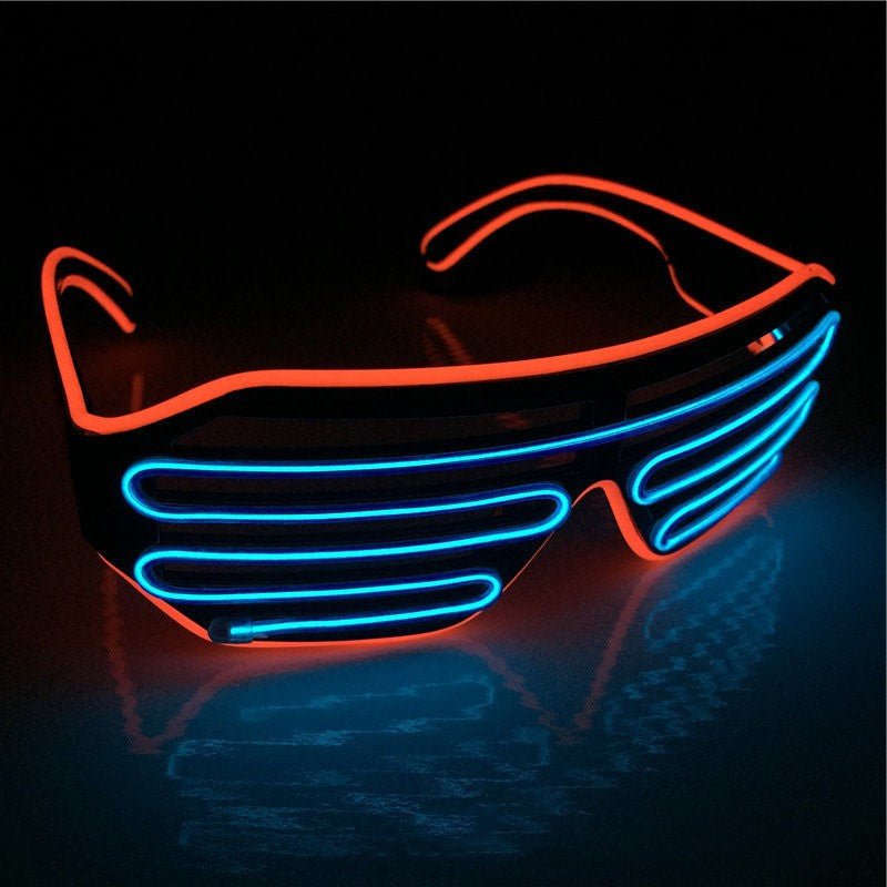 Óculos Decorativos LED Bicolor Luminosos