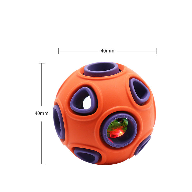 Bola Luminosa com Som para Cães
