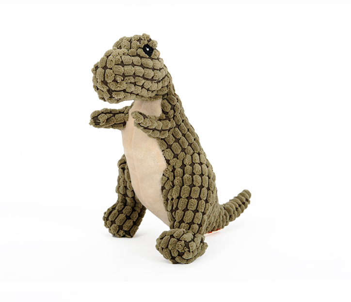 Brinquedo de Pelúcia em Formato de Dinossauro Interativo para Cães Grandes