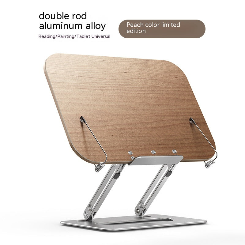 Suporte de Leitura de Madeira e Suporte Dobrável para Notebook