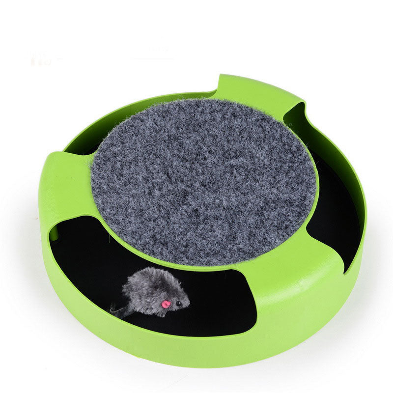 Brinquedo Giratório de Rato sem Sombra para Gatos