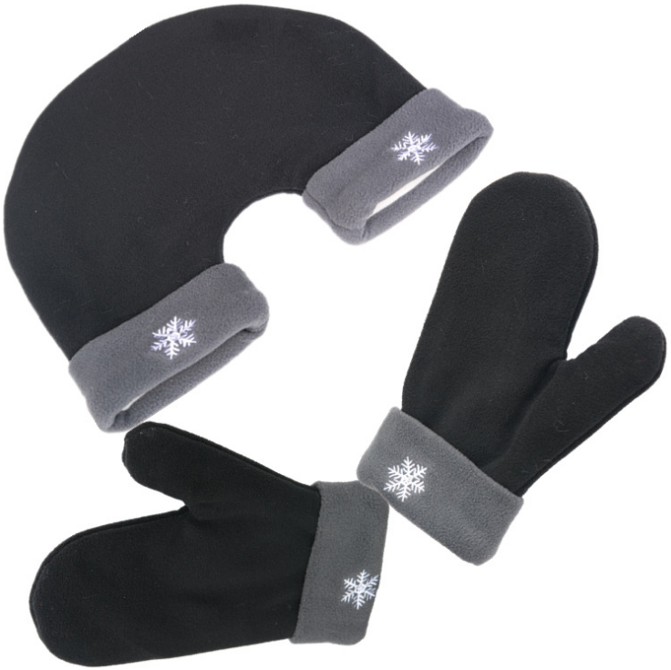 Luvas de Casal de Fleece Polar Quentinhas - Presente de Natal