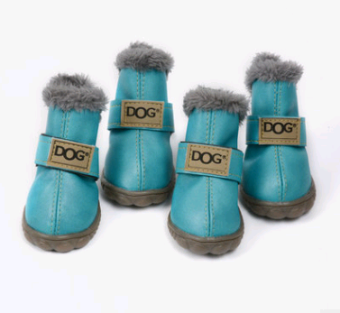 Botas de Neve Grossas e Quentinhas para Cães - Outono e Inverno