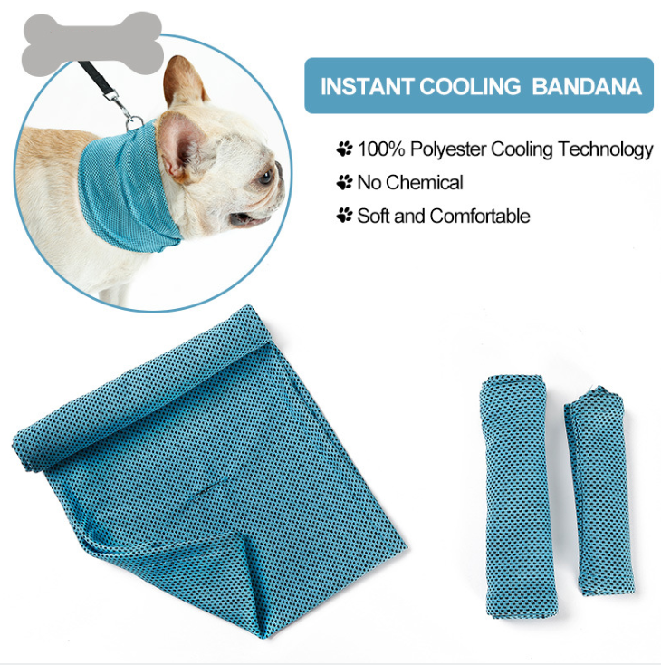 Bandana Refrescante Instantânea para Cães - Verão