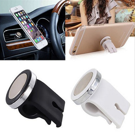 Mini Suporte Magnético Universal de Celular para Saída de Ar do Carro