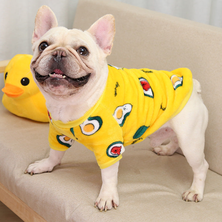Pijama Jaqueta Quentinho para Filhotes - Outono e Inverno