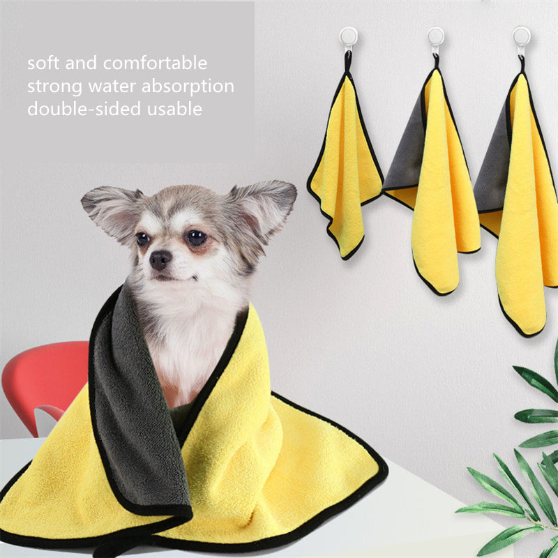 Toalha de Banho Absorvente para Pets - Vários Tamanhos