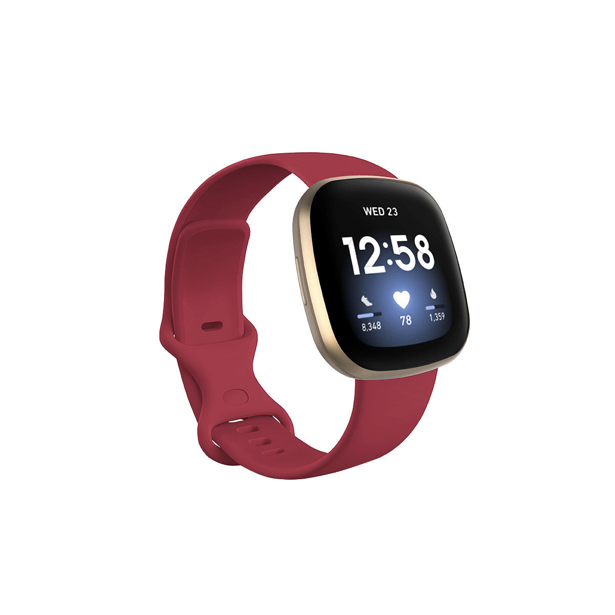 Pulseira de Silicone TPU para Relógio Inteligente, Compatível com Versa 3