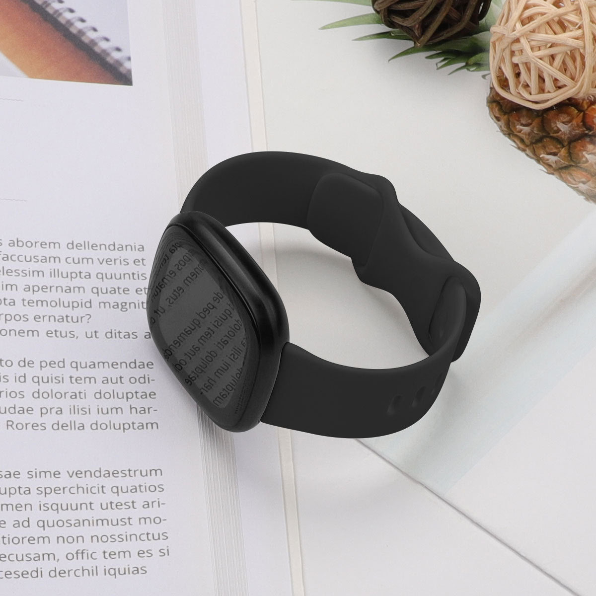 Pulseira de Silicone TPU para Relógio Inteligente, Compatível com Versa 3