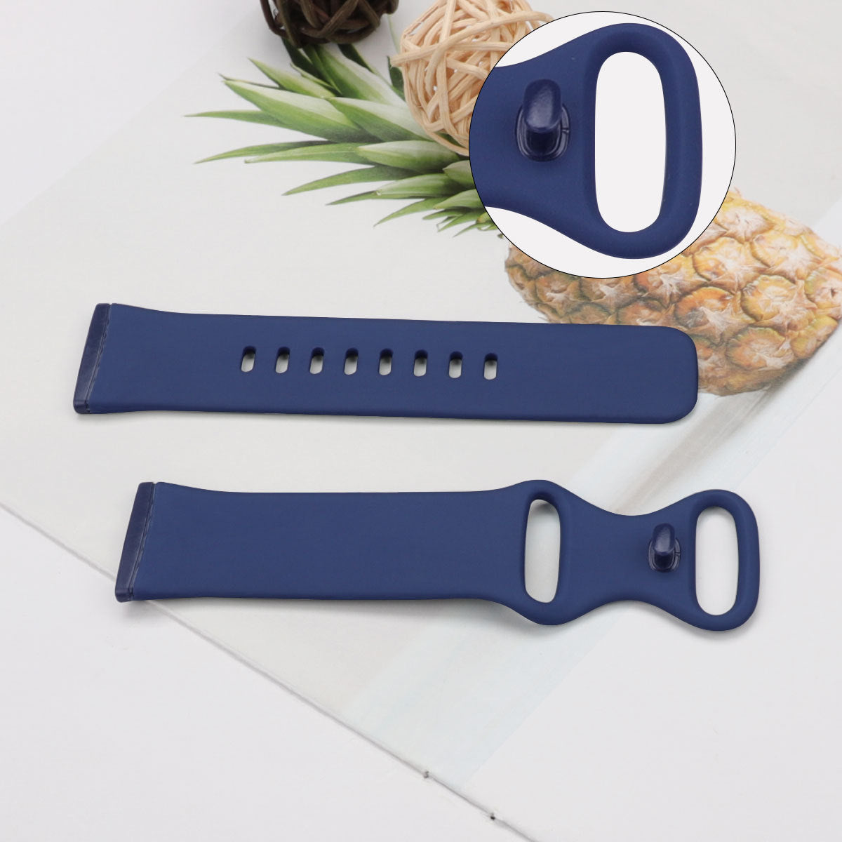 Pulseira de Silicone TPU para Relógio Inteligente, Compatível com Versa 3