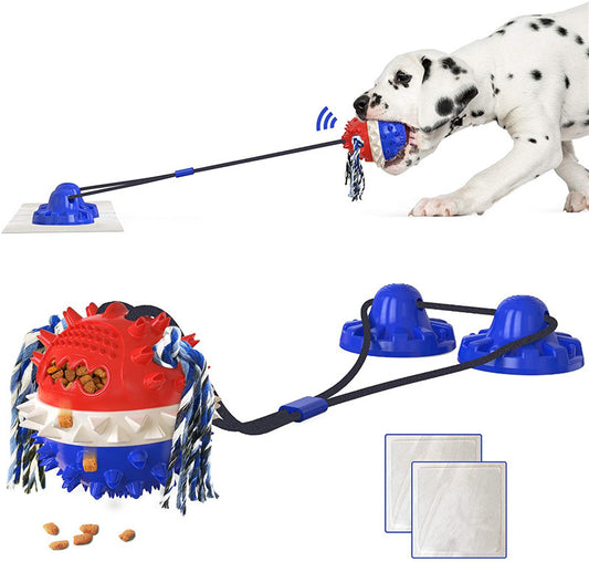 Brinquedo Indestrutível com Ventosa para Cães Grandes que Roem