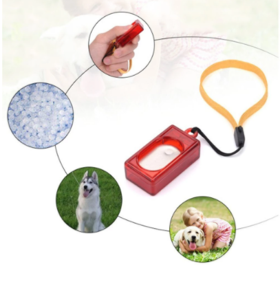 Clicker de Treinamento Quadrado para Cães