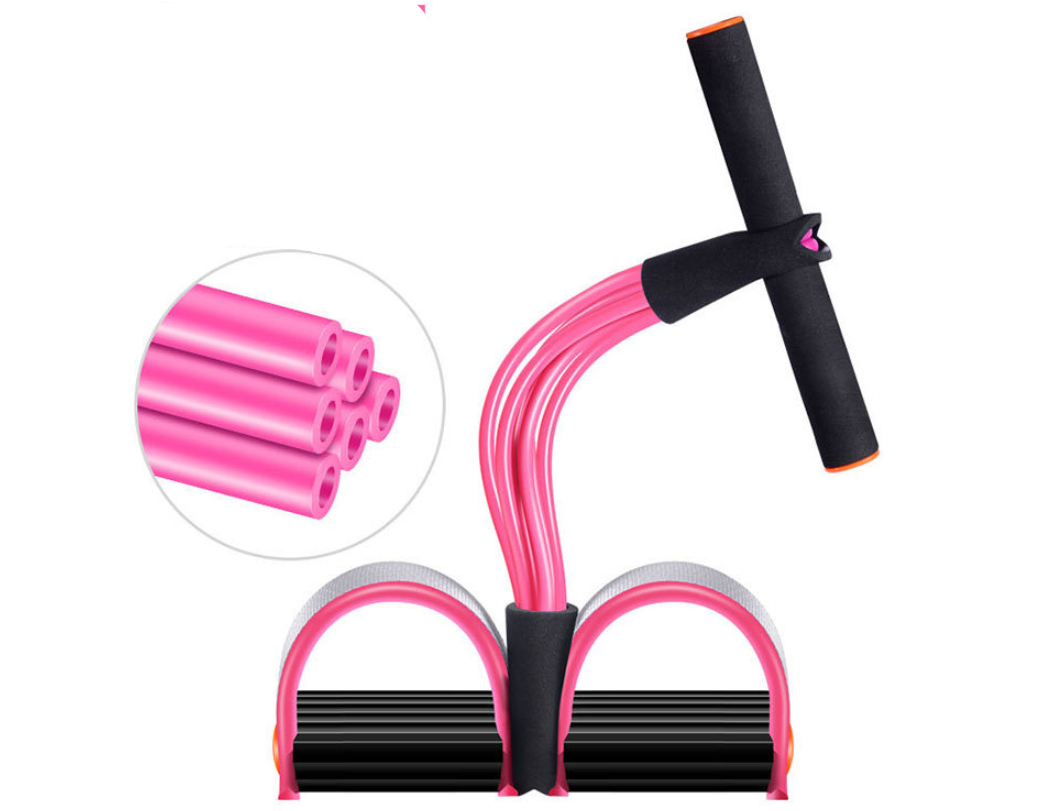 Elástico de Látex com Alça e Pedal para Treino