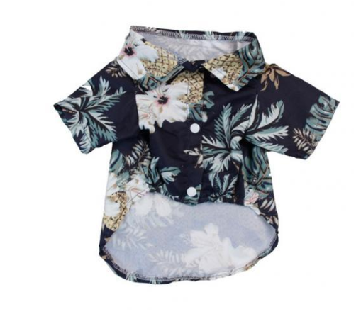 Roupa de Verão Havaiana para Cães - Estampas Coloridas