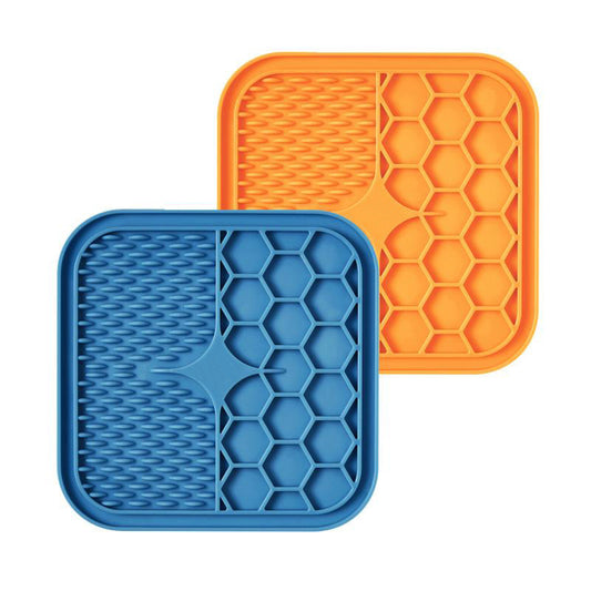 Tapete de Lamber de Silicone para Alimentação Lenta de Cães e Gatos